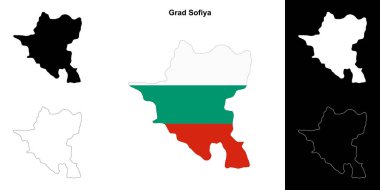 Grad Sofiya il ana hat haritası seti