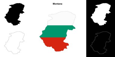 Montana eyalet ana hat haritası ayarlandı
