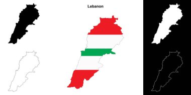 Lübnan boş dış hat haritası ayarlandı