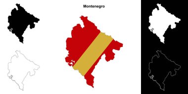 Karadağ 'ın boş sınır haritası belirlendi