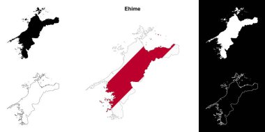 Ehime vilayet ana hat haritası ayarlandı