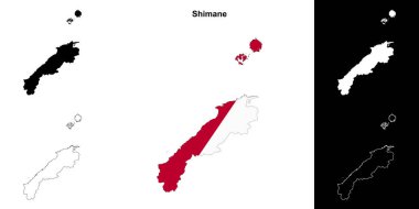 Shimane vilayet ana hat haritası ayarlandı