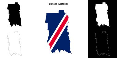 Benalla (Victoria) ana hat haritası seti