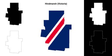Hindmarsh (Victoria) ana hat haritası seti