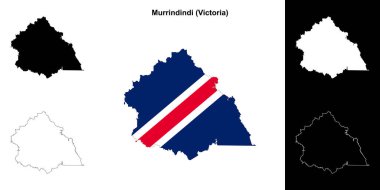 Murrindindi (Victoria) ana hat haritası seti