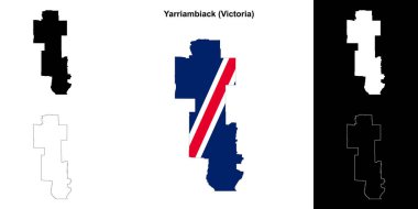 Yarriambiack (Victoria) ana hat haritası seti