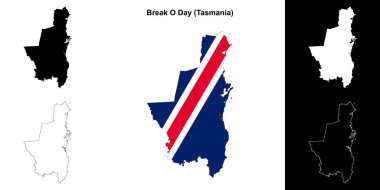 O Günü (Tazmanya) ana hat haritası seti