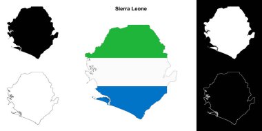 Sierra Leone boş ana hat haritası ayarlandı