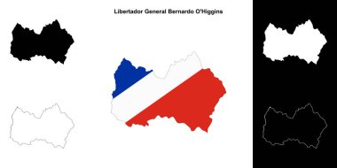 Libertador General Bernardo O Higgins bölgesi ana hat haritası ayarlandı