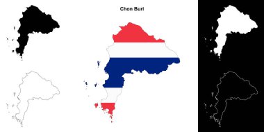Chon Buri eyalet ana hat haritası ayarlandı