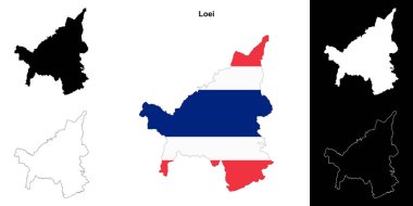 Loei eyalet ana hat haritası ayarlandı