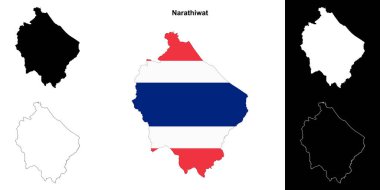 Narathiwat il ana hat haritası ayarlandı