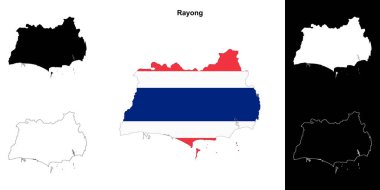 Rayong eyalet ana hat haritası ayarlandı