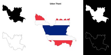 Udon Thani eyalet ana hat haritası ayarlandı