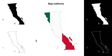 Baja California eyalet haritası belirlendi