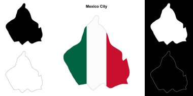 Mexico City eyalet ana hat haritası ayarlandı