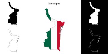 Tamaulipas durum ana hat haritası seti