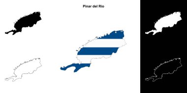 Pinar del Rio eyalet ana hat haritası seti