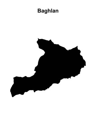 Baghlan vilayeti boş ana hat haritası