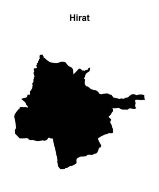 Hirat bölgesi boş ana hat haritası