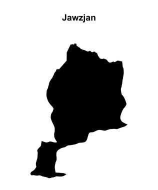 Jawzjan eyaleti boş ana hat haritası