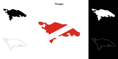 Thurgau kantonu ana hat haritası ayarlandı