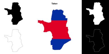 Takev eyalet ana hat haritası ayarlandı