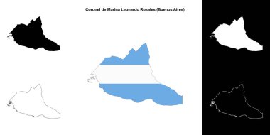 Albay de Marina Leonardo Rosales Departmanı (Buenos Aires) ana hat haritası