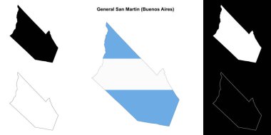 General San Martin Departmanı (Buenos Aires) ana hat haritası belirlendi