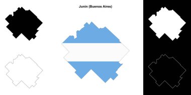 Junin Departmanı (Buenos Aires) ana hat haritası ayarlandı