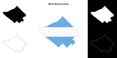 Merlo Departmanı (Buenos Aires) ana hat haritası ayarlandı