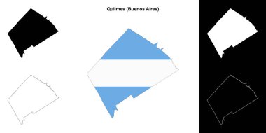 Quilmes Departmanı (Buenos Aires) ana hat haritası ayarlandı