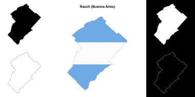 Rauch Departmanı (Buenos Aires) ana hat haritası ayarlandı