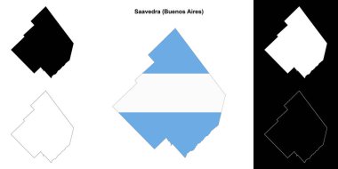Saavedra Departmanı (Buenos Aires) ana hat haritası ayarlandı