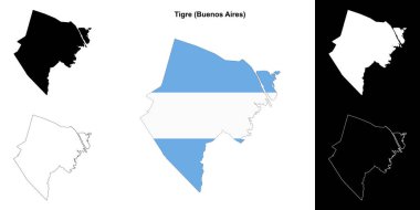 Tigre Departmanı (Buenos Aires) ana hat haritası ayarlandı