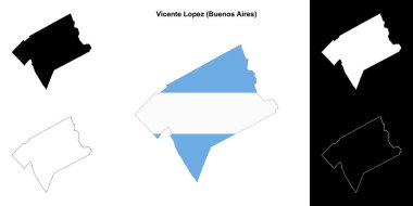 Vicente Lopez Departmanı (Buenos Aires) ana hat haritası ayarlandı