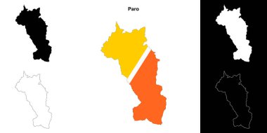Paro bölge ana hatları haritası ayarlandı