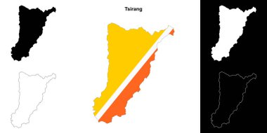 Tsirang bölge haritası seti