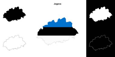 Jogeva ilçesi ana hat haritası seti