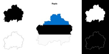Rapla ilçesi ana hat haritası seti