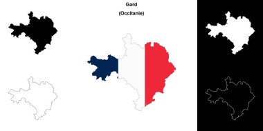 Gard departmanı ana hat haritası ayarlandı