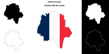 Indre-et-Loire departmanı ana hat haritası ayarlandı