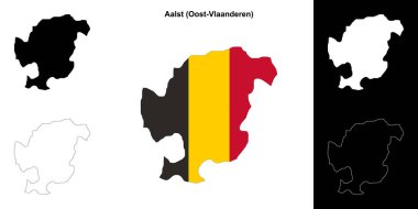 Aalst arrondissement ana hat haritası ayarlandı