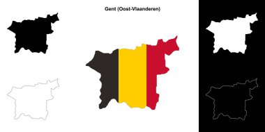 Gent arrondissement ana hat haritası ayarlandı