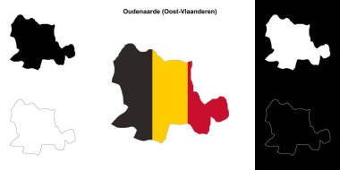 Oudenaarde arrondissement ana hat haritası ayarlandı