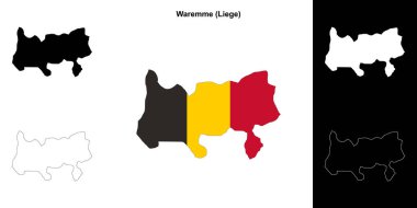 Ilık arrondissement ana hat haritası seti