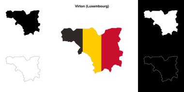 Virton arrondissement ana hat haritası seti
