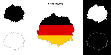 Hata (Bayern) boş ana hat haritası seti