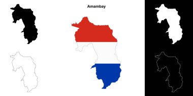 Amambay departmanı ana hat haritası ayarlandı