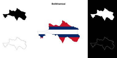 Bolikhamxai eyalet ana hat haritası ayarlandı